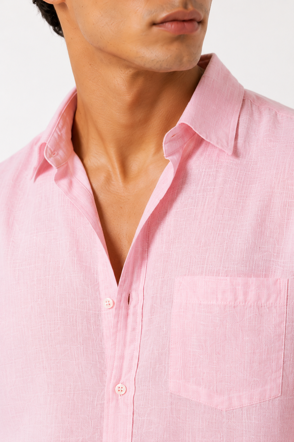 FATHEN Rose Linen Shirt