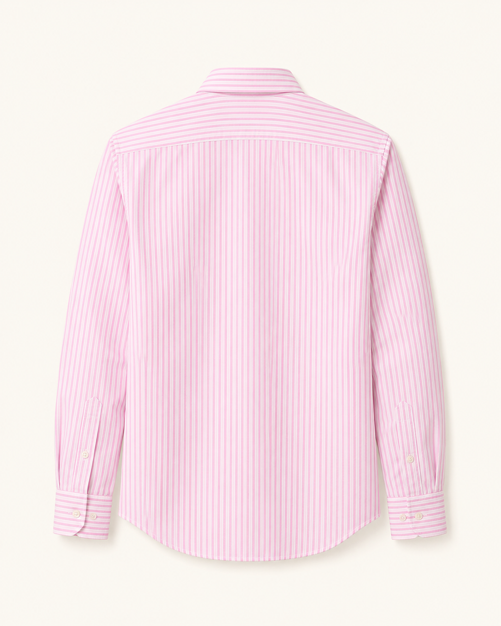 FATHEN Rose Stripe Cotton Shirt