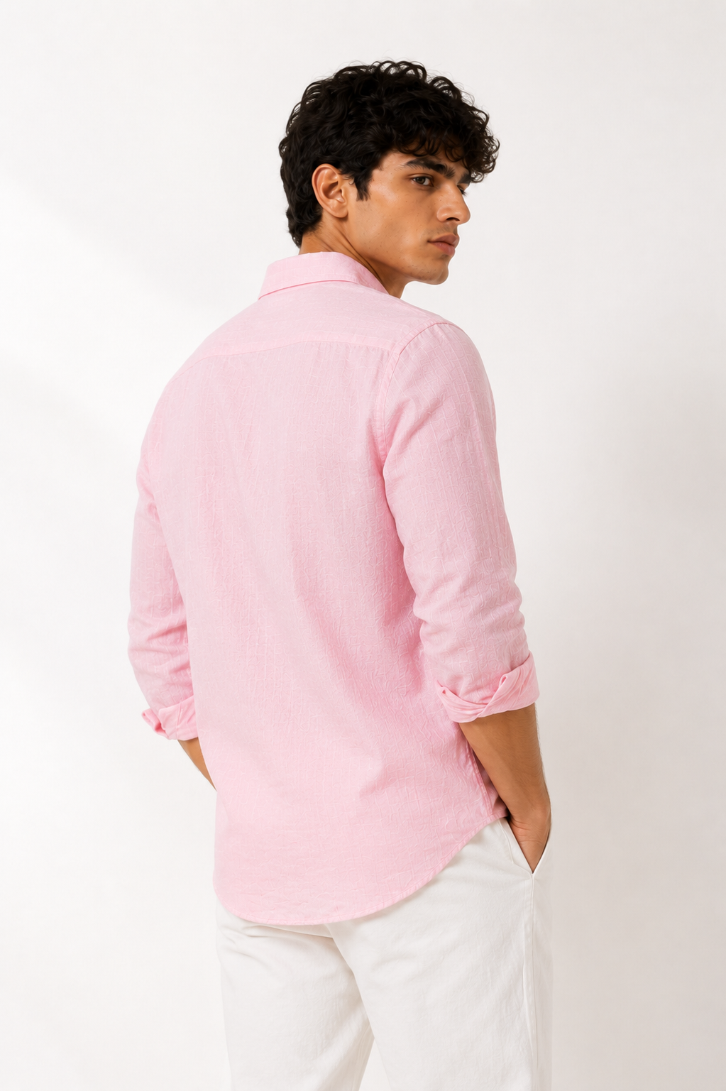 FATHEN Rose Linen Shirt